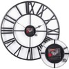 Evursua 24 inch Thicken & Heavy Large Metal Wall Clocks