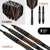 Harrows Noble 90% Tungsten Steel Tip Darts Set 22g, 23g,