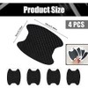 4 Pegatinas de Manija de Puerta 3D Protectores de Arañazos