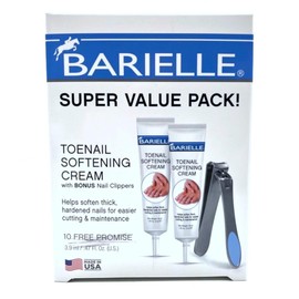 Barielle Toenail Softening Cream 1.18 oz. 2-PC BOXED SET with Barille Nail Clippers