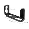 L Shaped Vertical Quick Release Plate Bracket Hand Grip Holder
