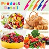 Mixweer 36 Pcs Kids Plastic Kitchen Knives Children's Safe Cooking