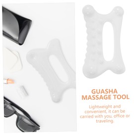 Baluue Facial Ribbing Board Massage Board for Guasha Massage Tool Guasha Body Massager Guasha Tool for Body Small Massage Board Head Massager Neck Massager Body Massage Board White Resin