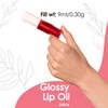 Bodyography Glossy Lip Oil - Hydrating Lip Glow Oil -