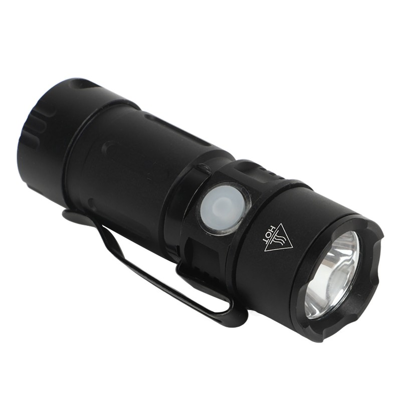 800LM Mini Flashlight Small Pocket EDC Light USB Rechargeable Keychain