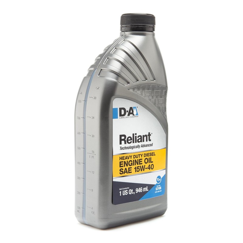 D-A LUBRICANT COMPANY 52106, Reliant Heavy Duty Engine Oil SAE