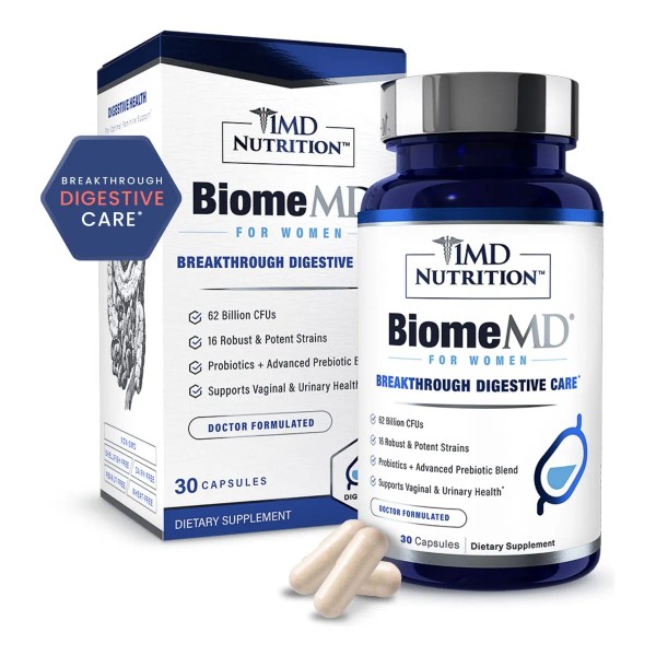 1md Nutrition Biomemd Probióticos Para Mujeres 30 Cápsulas