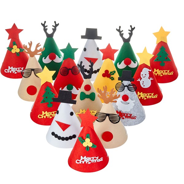 THE TWIDDLERS - 15 Christmas Party Hats - Festive Photo