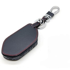 Laisiou Premium Leather 7-Button Key Fob Cover Case for Kia Carnival 2025, for KIA Telluride 2023 2024 2025, for Kia Sorento 2024 2025, for KIA K4 K5 2025 2026 Key Fob Holder Leather Key Chain