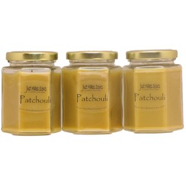 3 Pack - Patchouli Scented Blended Soy Candle | Hand Poured in The USA by Just Makes Scents
