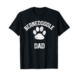 Bernedoodle Dad Shirt Distressed Vintage Look T-Shirt