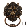 HOJLKLD 156 mm/6 Inch Lion Head Knocker, Classical Decorative Front