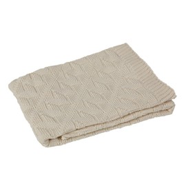 Sonnenstrick Blanket Knitted made from 100% Organic Cotton/Controlled Organic Cultivation/Made in Germany