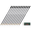 Faber-Castell Grip 2001 HB Pencil with Eraser Tip (12 Pencils