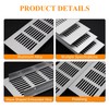 Heyiarbeit - Rejilla de ventilación cuadrada de aleación de aluminio
