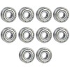 Wolfride 10Pcs Router Bit Bearing Kit Top Mounted Bearings for