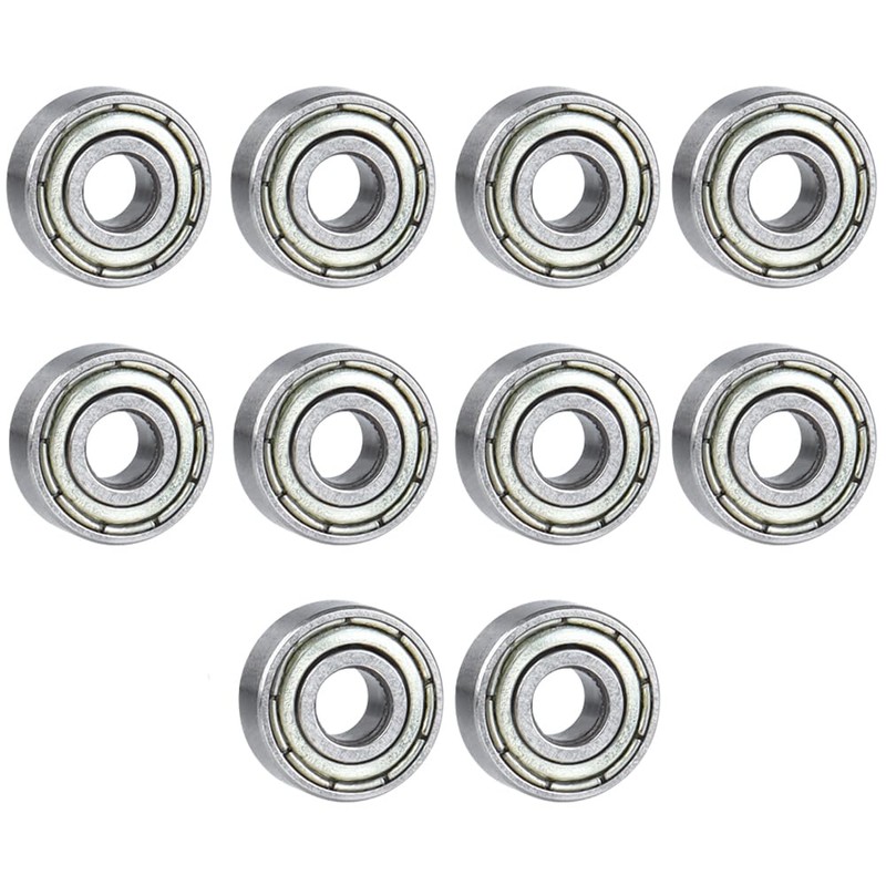 Wolfride 10Pcs Router Bit Bearing Kit Top Mounted Bearings for