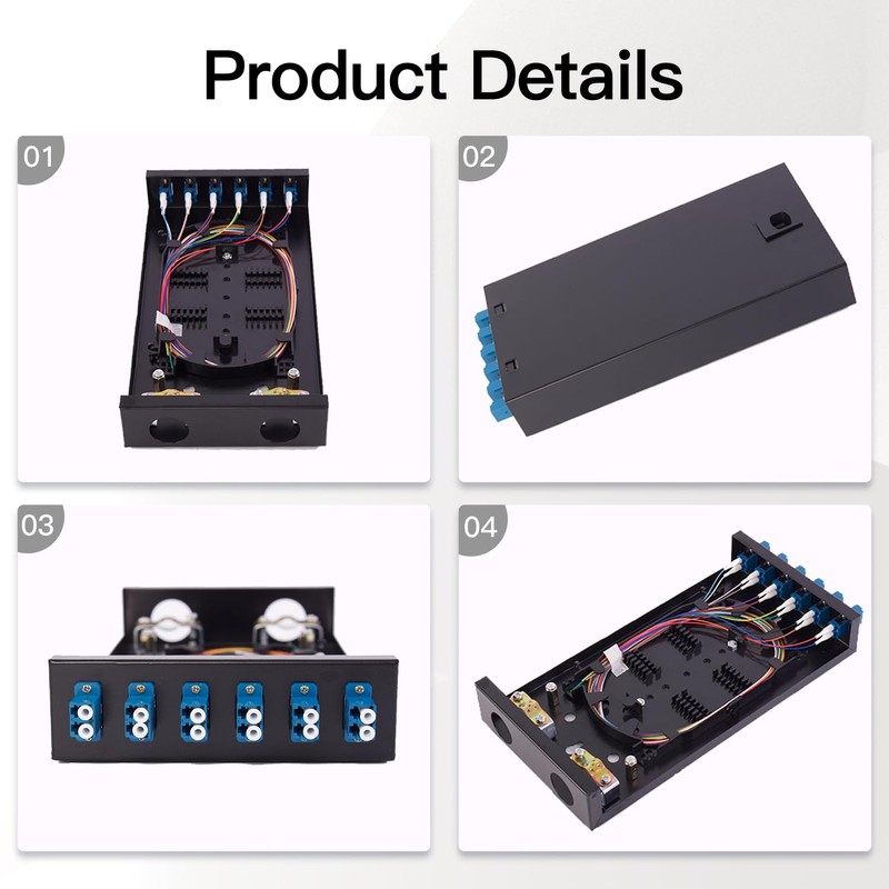 Single Mode Fiber Enclosure Kit - 12 Fiber Port OS1