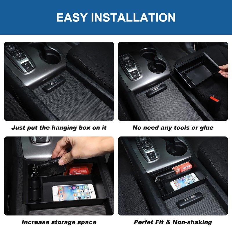 Tumukiw Compatible with 2015-2022 Honda Pilot Accessories Center Console Organizer