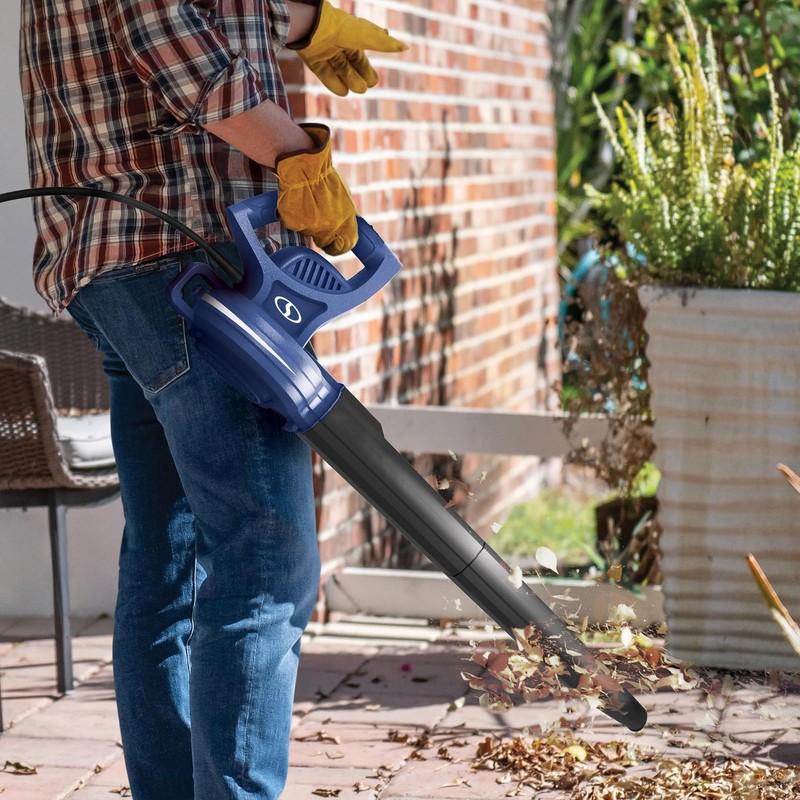 Sun Joe Corded Electric Leaf Blower Machine, 155 MPH, 260