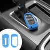 JeCar Light Blue Key Fob Cover Fit for 2015-2019 Dodge