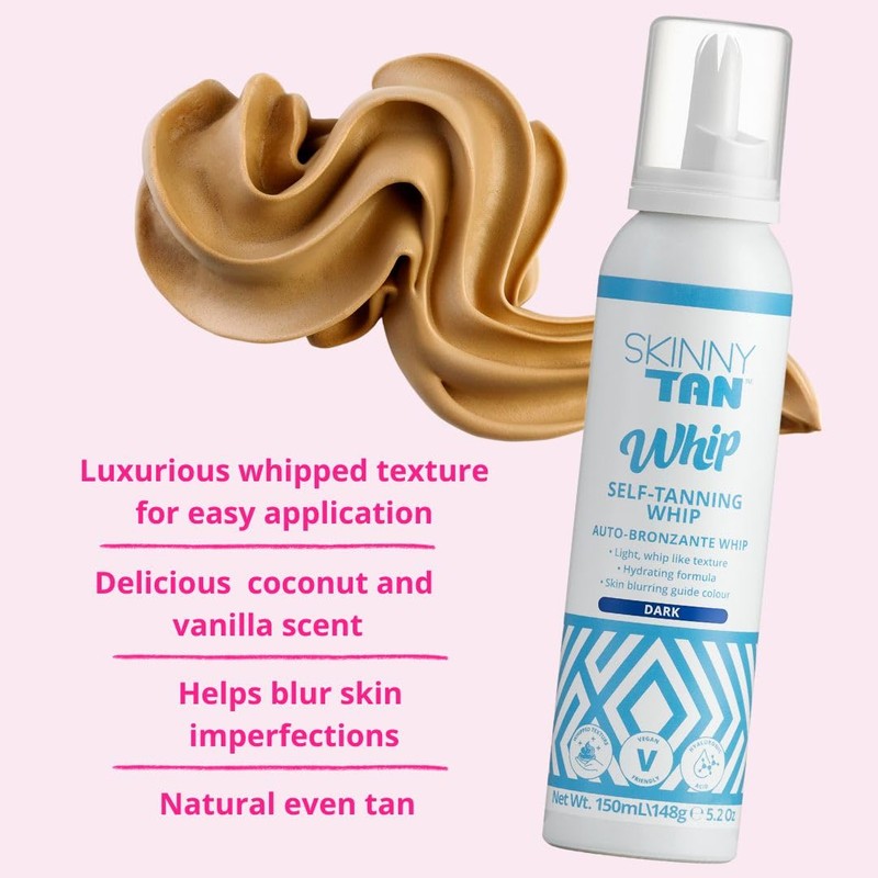 Skinny Tan Self Tanning Whip Dark 150ml