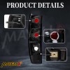 fuknight Pair Black Smoke For 2004-2012 Chevy Colorado GMC Canyon