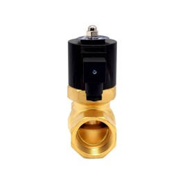 Solenoid Valve,G2 DN50 2-Way NC Brass Steam Solenoid Valve Hi-Temp Electric Valve 16bar(BSP-380VAC)