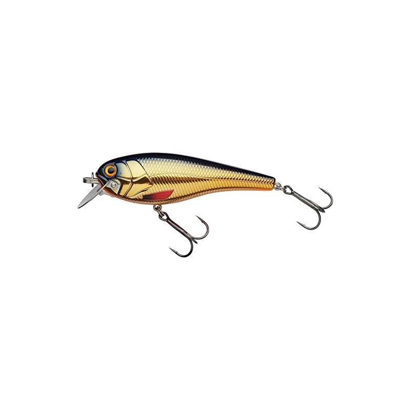 Abu Garcia Beast Hi-Lo Floating Fishing Bait (12cm-57g, Gold-Black-Ora)