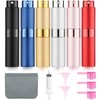 DPLASKA 6 Pack 8ML Empty Perfume Atomizer Cologne Travel Spray