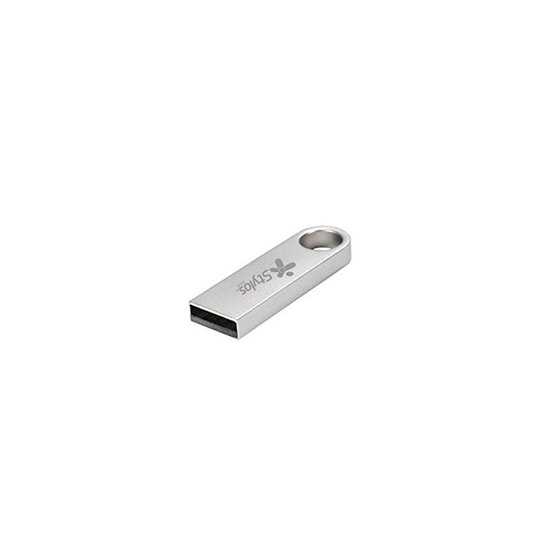 Stylos Memoria USB 32GB Flash 2.0 Color Gris Metálico