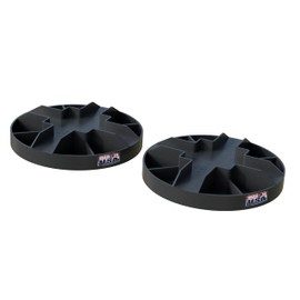 Original Round Foundation Block (2-Pack) – USA Made Deck Support & Shed Base – Supports 1250 lbs – Durable, 100% Recyclable Pedestal for Floating Pier, Post & Beam Construction
