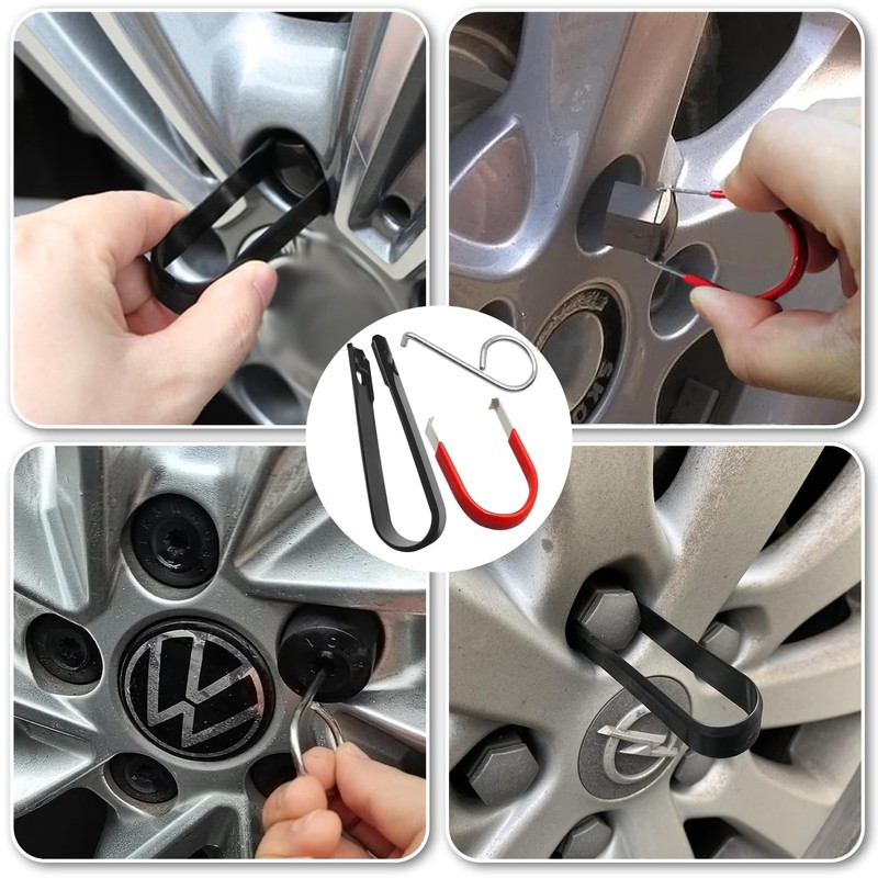 mvorry Wheel Bolt Caps Tool, 6-Piece Set Wheel Nut Caps