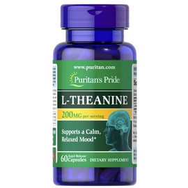 Puritan's Pride L-Theanine 100 mg - 60 Capsules