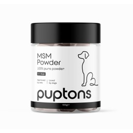 Puptons MSM Powder for Dogs 100g (200 scoops) | Puptons