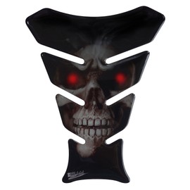 BIKE-label Tank Pad 3D Dead Skull Compatible with Honda 500123