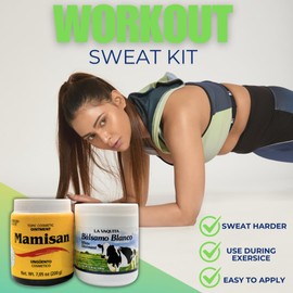 La Vaquita Bálsamo Blanco (240g) & Cosmetic Ointment (200g) – Enhance Workout Intensity, Promote Sweating, and Support Muscle Recovery