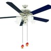 Hyamass 12 inch Ceiling Fan Pull Chain Extension Mushroom House