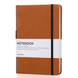 Lemome Blank Notebook Sketchbook with Premium Thick Paper - Dividers Gift - Hardcover Plain, A5, 8.4 x 5.7 inch