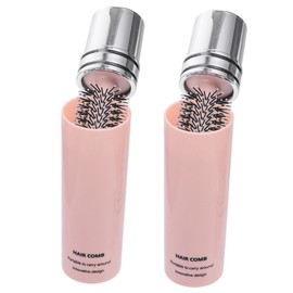 Minkissy Curl Brush Portable Hair Brush Heat Styling Roll for Women Detangle Wet Hair Travel Size