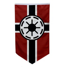 2but Galactic Republic Flag Swallowtail Pennant banner 30x50inch Man Cave (II)