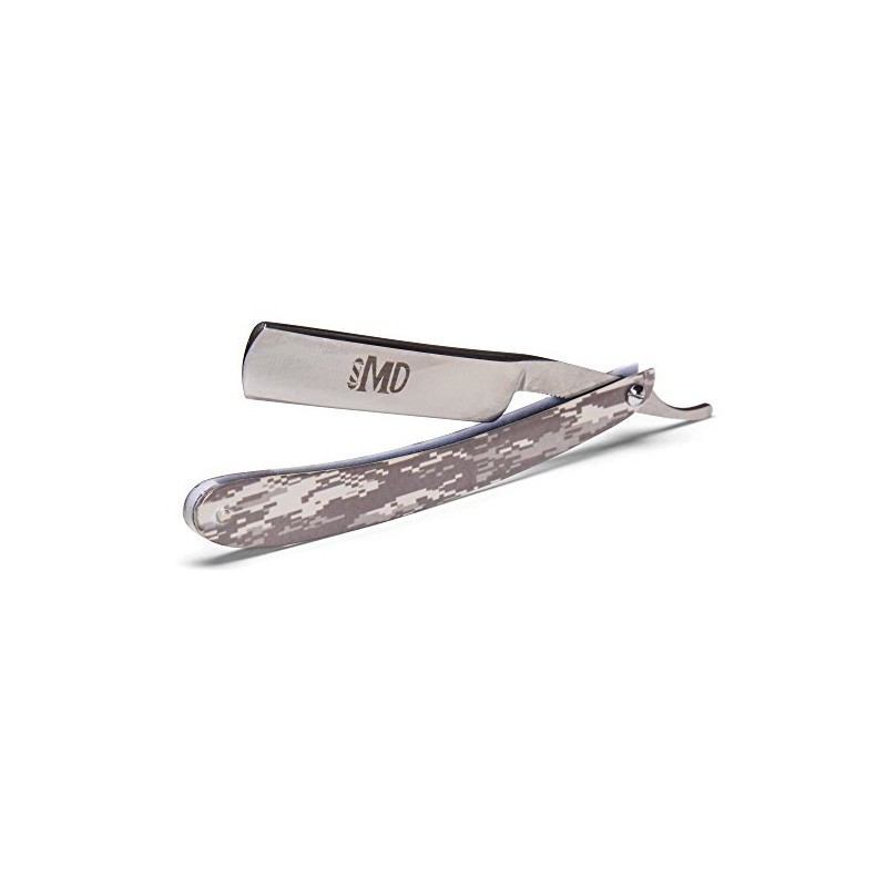 ~SHAVE READY~ MD Camo Straight Razor (Steel)