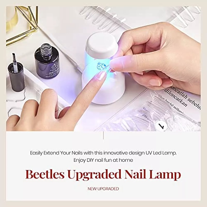 Beetles Gel Polish Lámpara Led Beetles Mini Nail, Innovadora Lámpara