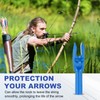 PATIKIL Archery Arrows Nocks 4.2mm, 30 Pack Plastic Insert Arrow