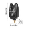 Fishing Bite Alarm, 2 Pack Bite Alarm with LED Indicator,