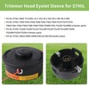 Opzour 5-Pack String Trimmer Head Eyelet Sleeves, Replacement Weed Eater