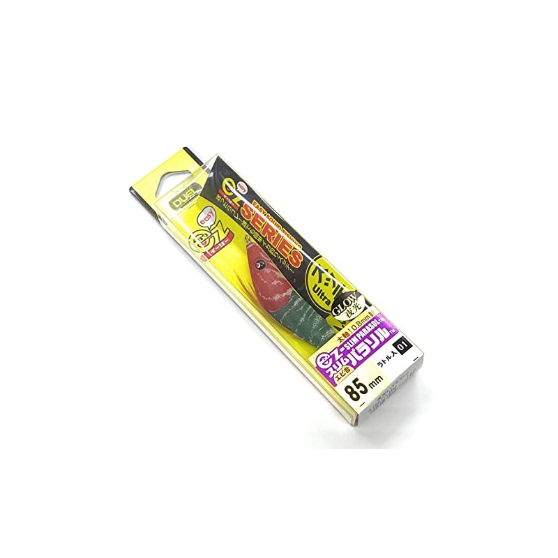 DUEL(デュエル) スッテ イージースリム 布巻 パラソル 85mm 重量:6g A1687 太軸針仕様 ラトル