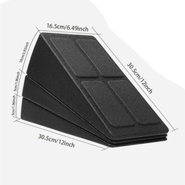 Yosoo Health Gear Camilla Inclinada para Pantorrillas, Cuña de Sentadillas Inclinada Portátil con ángulo Ajustable para Entrenamiento en el Hogar, Terapia Física, Ejercicio de Gimnasio y Yoga de