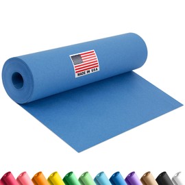 Paclord Paclord 12" x 1200" (100 ft) Dark Blue Construction Paper Roll, (Pack of 1 Roll, Dark Blue Color) C Made in USA Construction Kraft Paper for School Projects C Color Paper for Crafts, Art Paper