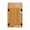 Omio Handcrafted Natural Bamboo Wooden Solar Calculator Standard Function Desktop